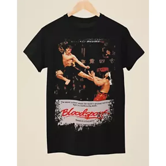 Bloodsport - Movie Poster Inspired Unisex Black T-Shirt