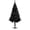 Black + 5FT, variant on 5' Ft Tinsel Red Christmas Tree for Home Office Party Decor Xmas Holiday Seasonal Sparking Gorgeous Folding Artificial Christmas Tree Indoor and Outdoor (Red)