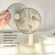 thumbnail image 5 of Ventilador portátil Injueey recargable de bajo consumo y bajo nivel de ruido azul celeste, 5 of 6