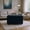 black-Corduroy, variant on HUMEHA Storage Ottoman Brown Linen-Cotton Wood Frame 16.5"