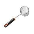 thumbnail image 4 of TISHITA Skimmer Ladle Food Strainer Colander Hanging Mesh Strainer Drainer Drainer Ladle Dumplings Cooking Kitchen Fried Food Meatballs black handle, 4 of 8