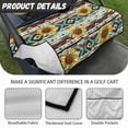 thumbnail image 5 of SEANATIVE Sunflower Golf Cart Seat Covers for Club Car Washable Golf Cart Seat Blanket Covers with 4 Front Pockets Southwestern Aztec Tribal Golf Cart Front Seat Cover for 2 Passenger, 5 of 7