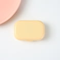 thumbnail image 1 of Holder Contact Lens Case Cute Odorless Portable Protective Contact Lenses Storage Box Container For TravelYellow No Pattern, 1 of 1