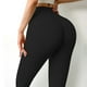 thumbnail image 1 of Pantalones de yoga para mujer Pantalones de fitness de cintura alta para entrenamiento de ocio (negro L) Sywqhk Para Estrenar, 1 of 7