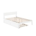 thumbnail image 3 of Boston Full Bed with Twin Trundle in White, 3 of 6