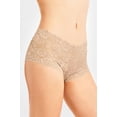 thumbnail image 6 of 6 Packs of SOFRA Women's Nylon Mid Rise Lace Hipster Panty Underwear - Style#6, 6 of 7