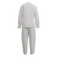 thumbnail image 6 of ZToonmas Women's 2 Piece Outfits Solid Long Sleeve Crew Neck Top and High Waist Baggy Pants Set with Belt Casual Fashion Suit, 6 of 6