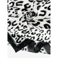 thumbnail image 4 of Women Leopard Print Square Satin Scarf, 35" Large Silky Head Wrap Scarves Bandanas, 4 of 6