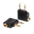 thumbnail image 5 of 2 adaptadores de audio para conector de auriculares de 3,5 mm chapados en oro (2 machos a 1 hembra), 5 of 5