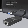 thumbnail image 1 of Tarjeta De Red Cableada Usb 3.0 1000 Mbps con cable USB 3.0 a RJ45 Lan Ethernet adaptador tarjeta de red para PC portátil, 1 of 8