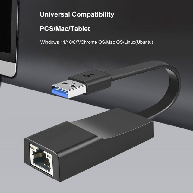 Tarjeta De Red Cableada Usb 3.0 1000 Mbps con cable USB 3.0 a RJ45 Lan Ethernet adaptador tarjeta de red para PC portátil