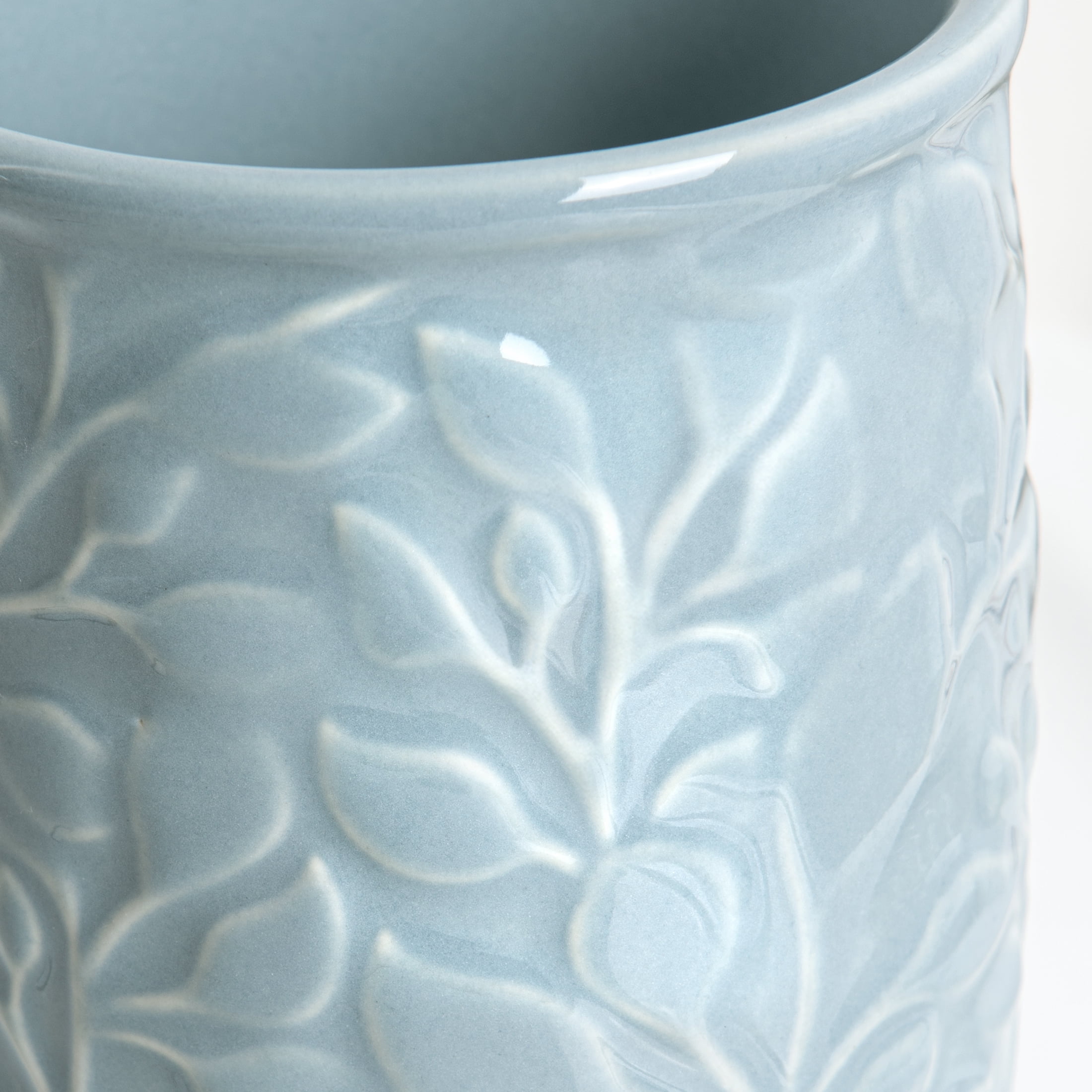 Mainstays Floral Ceramic Toothbrush Holder for Adults