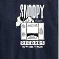 thumbnail image 3 of Peanuts - Snoopy Records - Toddler & Youth Crewneck Fleece Sweatshirt, 3 of 6