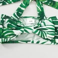 thumbnail image 7 of KTMKH Girls Swimsuit 2 Piece Bathing Suits Toddler Summer Bowknot Watermelon Cartoon Leaves Printed Two Piece Bikini Swimwear For 9-12 Months, 7 of 7