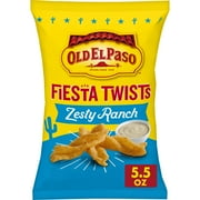 Old El Paso Fiesta Twists, Zesty Ranch, Crispy Corn Snacks, 5.5 oz