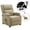 Cappuccino, variant on vidaXL Massage Chair Massaging Recliner Push Chair for Elderly Faux Leather