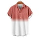 thumbnail image 3 of Mens Casual Manga Corta Botón Abajo Camisas Turndown Cuello Blusa de Impresión, Poliéster Ligero Top de la Moda para el Verano Al Aire Libre Y el Uso Diario, 3 of 6