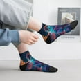 thumbnail image 2 of Pofeuu Starry Sky White Cloud Puppy Print 30cm Socks, Adult Running Hiking Socks for Youth and Adult, 2 of 7