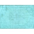thumbnail image 1 of Ahgly Company Indoor Rectangle Abstract Light Blue Contemporary Area Rugs, 4' x 6', 1 of 4
