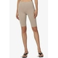 thumbnail image 2 of Women's Basic Stretch Cotton Span High Waist Above Knee Bermuda Short Leggings, 2 of 7