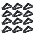 thumbnail image 2 of 12 Pieces Plant Pot Feet Flower Pot Riser Shelf Planter rack, Invisible Triangle S Black, 2 of 8