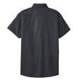 thumbnail image 2 of Mafoose Women's Comfortable Short Sleeve Easy Care Shirt Classic Navy/Light Stone S, 2 of 3