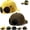 A#, variant on NovaSyrma Pilot Goggles Baseball Cap, Vintage Goggles Hat Attached Sunglasses, Casual Style, Sunshade for Outdoor Wear