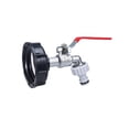 thumbnail image 1 of Adaptador de grifo de caja de agua IBC de cobre desmontable profesional reutilizable a prueba de fugas adaptador de riego de plantas de Herramientas y ferretería Punta de plástico 1/2 pulgada Riwesomey TO009559-01, 1 of 6