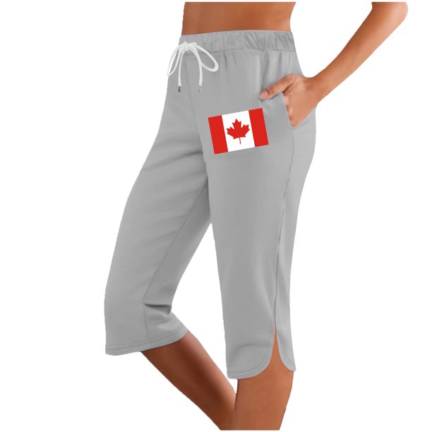 Pantalones capri de lino para mujer 2025: cintura con cordón, bolsillos estampados, largo cropped para ropa informal y de resort.