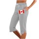 thumbnail image 1 of Pantalones capri de lino para mujer 2025: cintura con cordón, bolsillos estampados, largo cropped para ropa informal y de resort., 1 of 3