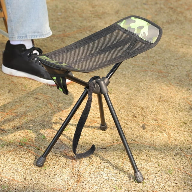 Reposapiés Plegable Shamjiam Silla Plegable para Viajes Camuflaje Verde