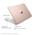 thumbnail image 2 of Restored HP 15.6" Ryzen 5 8GB/256GB Laptop-Rose Gold (Refurbished), 2 of 3