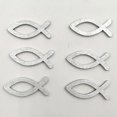 thumbnail image 3 of 144PCS Wood Cutout Cute Hollow Fish Wood Slice Craft DIY Wood Embellishment, 3 of 9