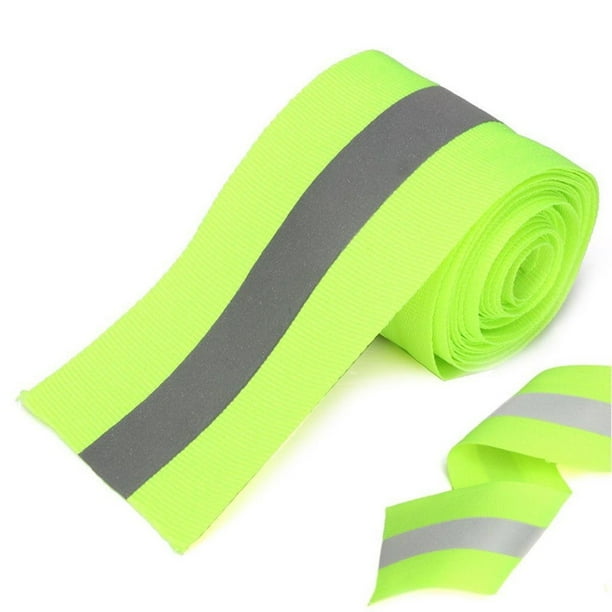 Sew on high visibility reflective tape webbing tape