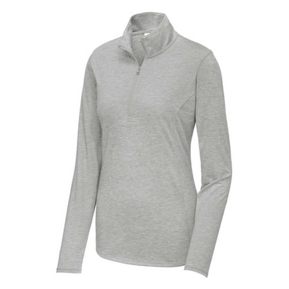 Sport-Tek LST407 Ladies PosiCharge Tri-Blend Wicking 1/4-Zip Pullover