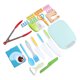 thumbnail image 1 of Cuchillo de fruta para niños pelador Juego de cuchillos de cocina para niños Ahorro de esfuerzo 33 piezas Tabla de cortar Bordes dentados duraderos Cuchillo de plástico para ANGGREK Otros, 1 of 8