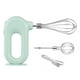 thumbnail image 1 of Injueey Batidor de huevos, batidor de mano ajustable para cocina, batidor de huevos eléctrico recargable Herramientas y accesorios para hornear verde 2 varillas Injueey HA007445-04B, 1 of 6