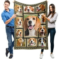Beagle Blanket for Women Men Kids, Beagle Gifts for Beagle Dog Lover, Super Soft Fuzzy Dog Throw Blanket Beagles Decor Plush Gift for Birthday Christmas 50x60 inch