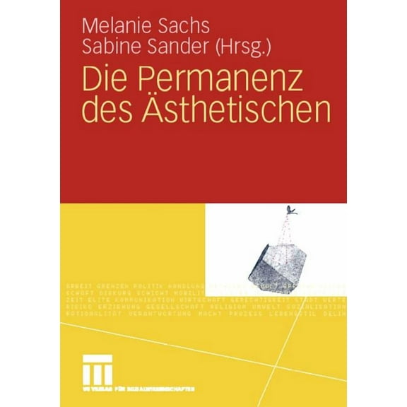 Die Permanenz Des Ãsthetischen, (Paperback)