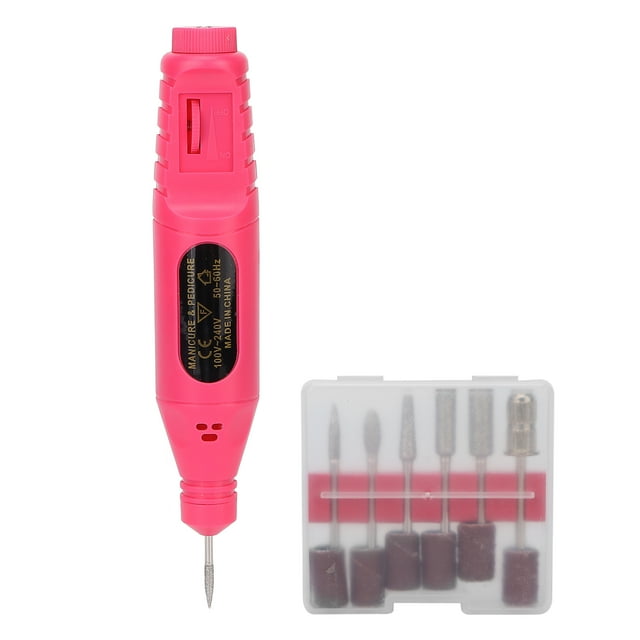 Ensemble de Lime à Ongles Électrique, Perceuse à Ongles USB, Machine à Lime à Ongles Électrique Technologie Avancée