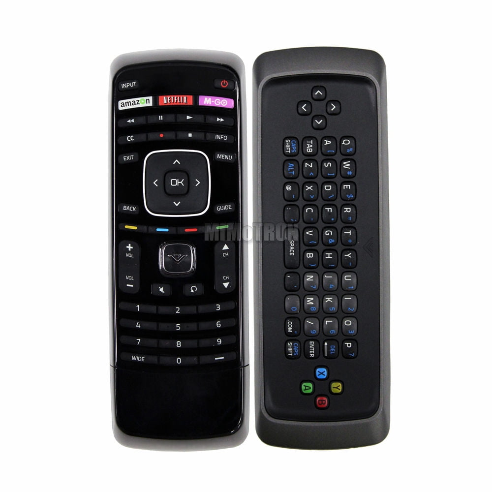 New VIZIO Smart Qwerty Keyboard XRT301 3D Internet Apps HDTV Remote Control 