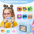thumbnail image 2 of TOPVISION Kids Print Camera, 1080P HD Kids Cameras with 32GB Storage Card & 4 Paper Rolls, Gift for Boys & Girls Ages 4-12 - Blue, 2 of 5