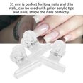thumbnail image 2 of Peahefy Plastic Clips,Clips,5pcs 4 Colors C Curve Nail Extension Clips Multi-functional Plastic Nail Art Accessories, 2 of 8