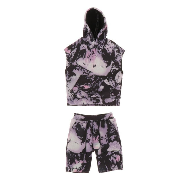 Ropa de Muñeca Figura Masculina Perfecl Pantalones Cortos con Capucha Escala 1/6