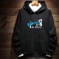 thumbnail image 3 of Sudadera con capucha para hombre, sudadera con capucha gráfica de manga negra, color blanco roto, oferta de bienvenida de anime, sudadera S, novedad de invierno y ropa masculina, 3 of 5