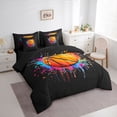 thumbnail image 3 of Castle Fairy Teens Basketball Gamer Bedding Comforter Set,Sport Gamer King Bedding Sets, 3 of 8