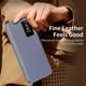 thumbnail image 4 of Green Leather Phone Case with Card Holder and Smart View Window for A56 5G, 4 of 5