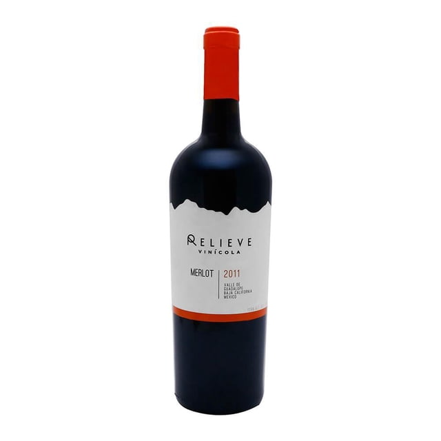Pack de 4 Vino Tinto Relieve Merlot 750 ml