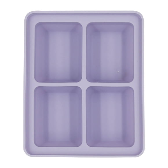 JWshufel Grand Moule de Plateau à Glaçons avec Couvercle Amovible pour Whisky et Cocktails Réutilisable en Silicone Sans BPA Empilable et Flexible pour une Congélation Sécuritaire des Aliments