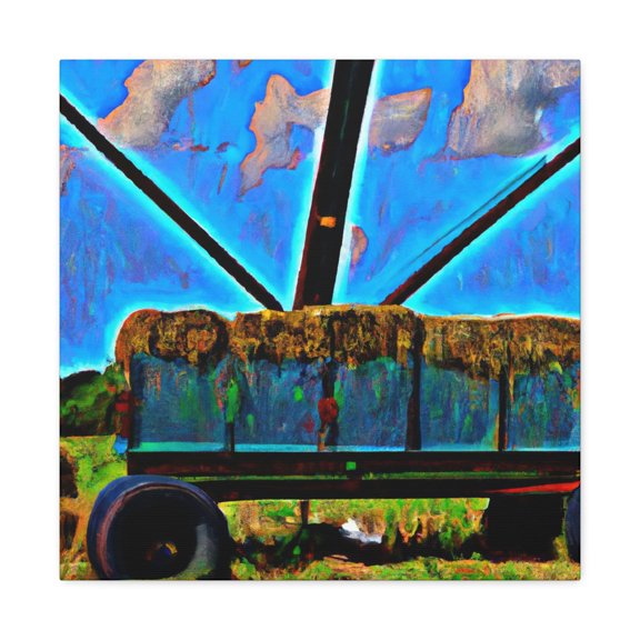 Harvest Time Hay Baler - Canvas